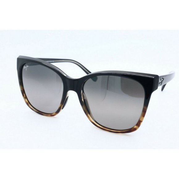 Maui Jim Alekona MJ 793-02T Cat Eye Tortoise Sunglasses Gray Polarized (…